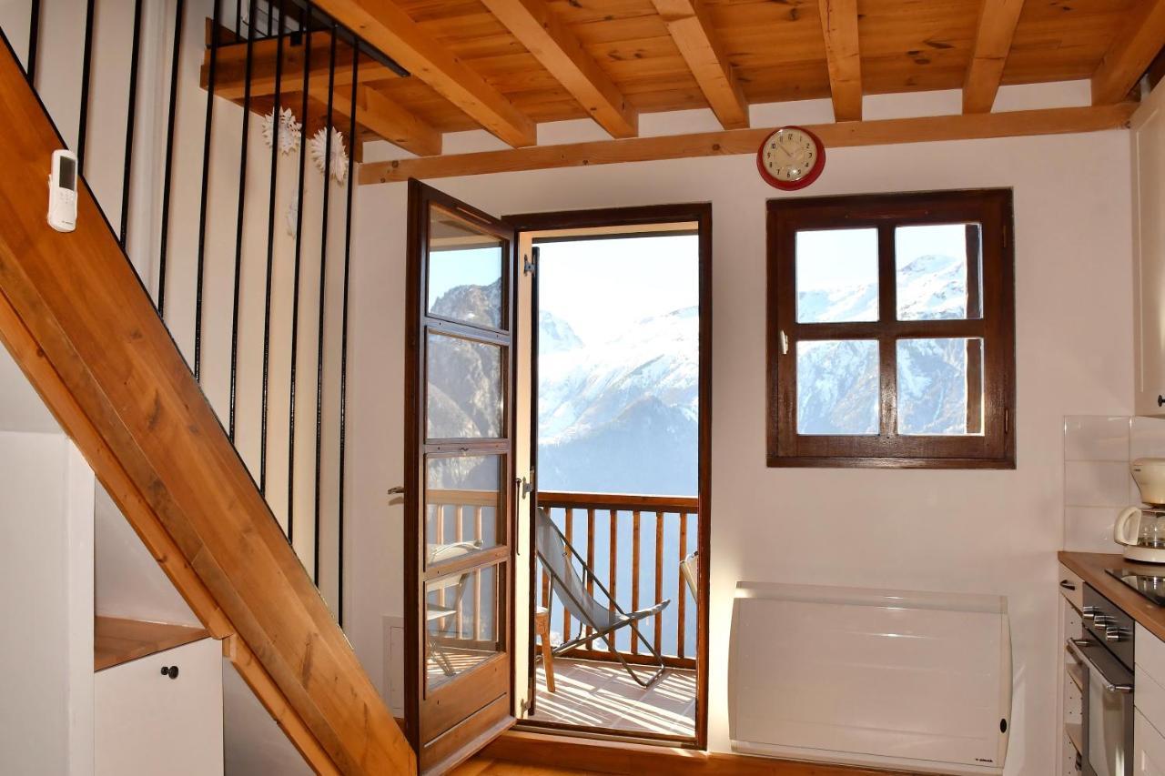 Appartement Confortable Au Pied Des Pistes Avec Vue Imprenable Villard-Reculas Exterior photo